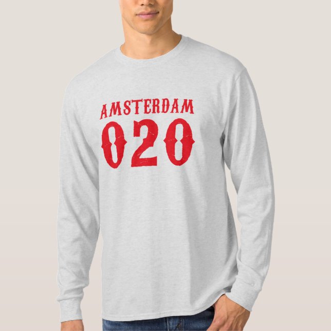 Amsterdam 020 T - Shirt (Vorderseite)