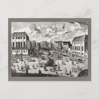 Amsterdam, 19. Jahrhundert, Portugiesische Synagog Postkarte
