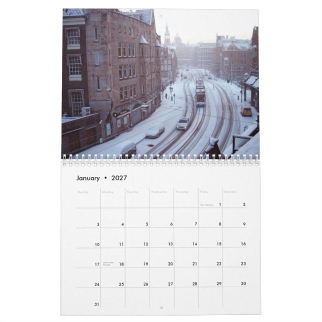 Amsterdam 2014 - Gewohnheit Druckkalender Kalender (Jan 2027)