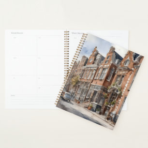 Amsterdam Aquarellmalerei Planer