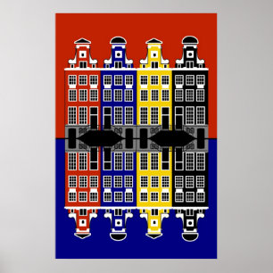 Amsterdam Architecture - Kaufhäuser Poster