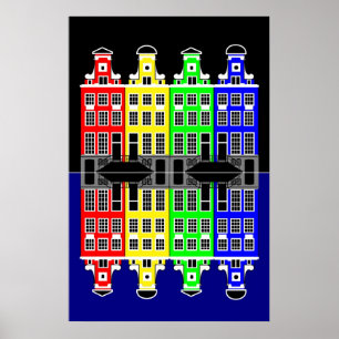 Amsterdam Architecture - Kaufhäuser Poster