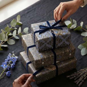 Amsterdam Art Deco Kanalhäuser & Windmühlen Geschenkpapier Set