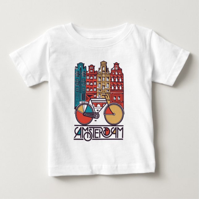 Amsterdam Baby T-shirt (Vorderseite)