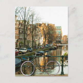 Amsterdam Bicicle Postkarte