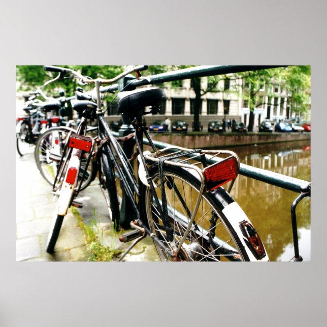 Amsterdam Bike Poster (Vorne)