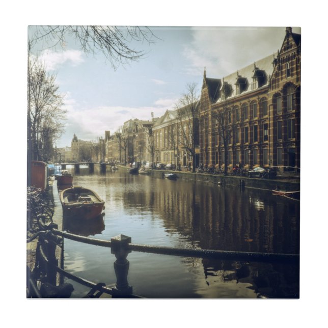 Amsterdam Canal Fliese (Vorderseite)