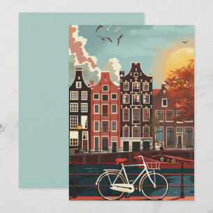 Amsterdam Canal Houses Einladung