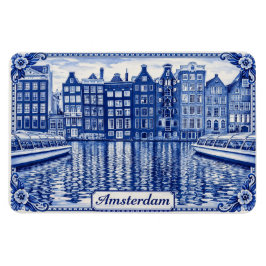 Amsterdam canal houses magnet