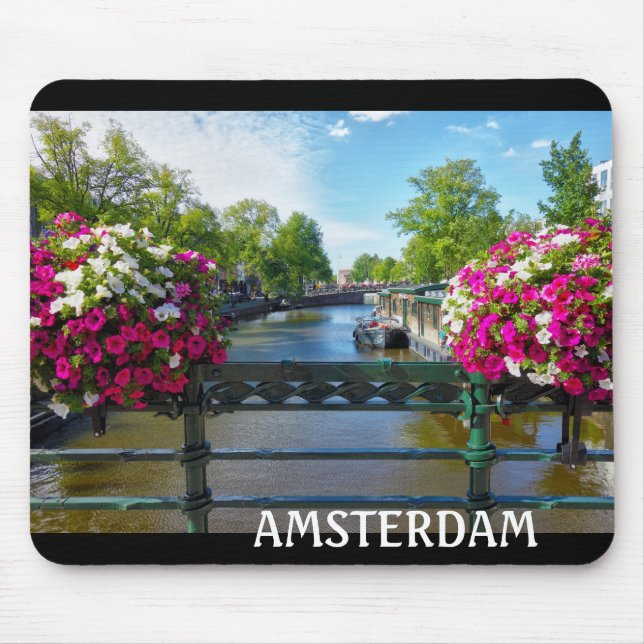 Amsterdam Canal Mousepad (Vorne)