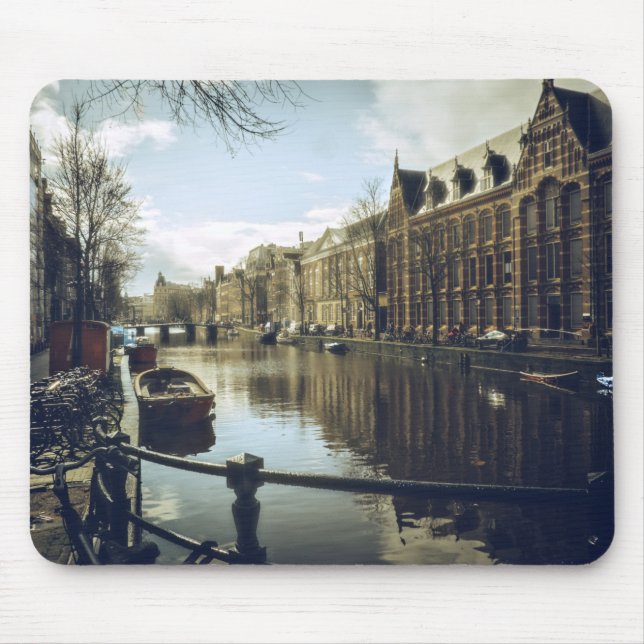 Amsterdam Canal Mousepad (Vorne)