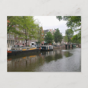 Amsterdam Canal Postcard Postkarte