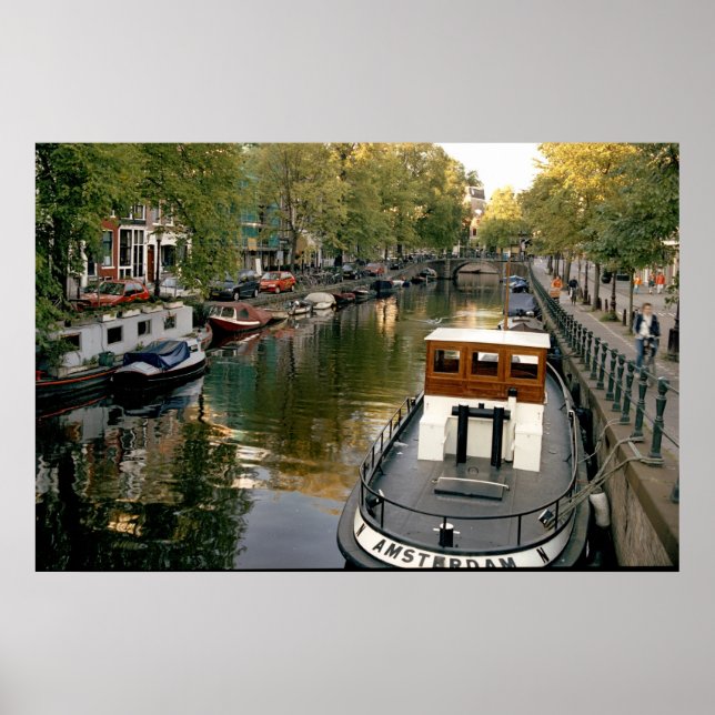 Amsterdam Canal Poster (Vorne)