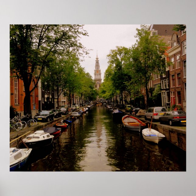 Amsterdam Canal Poster (Vorne)
