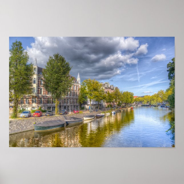 Amsterdam Canal Poster (Vorne)