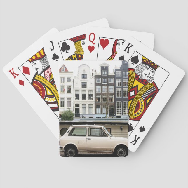 Amsterdam Canalhouses Tiny Car Spielkarten (Rückseite)