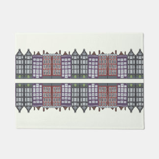 Amsterdam City Art Architecture Illustration Fußmatte