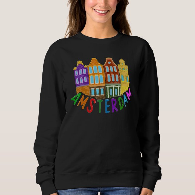 Amsterdam City Netherlands souvenir  for men women Sweatshirt (Vorderseite)