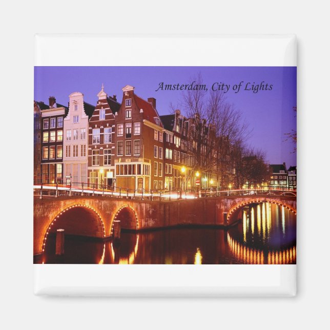 Amsterdam, City of Lights (nach St.K.) Magnet (Vorne)