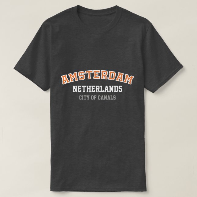 Amsterdam Dark Style T-Shirt (Design vorne)