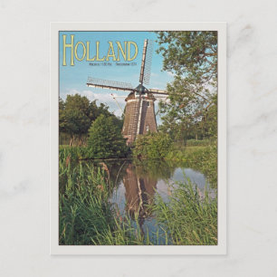 Amsterdam - De 1100 Roe Windmill.jpg Postkarte