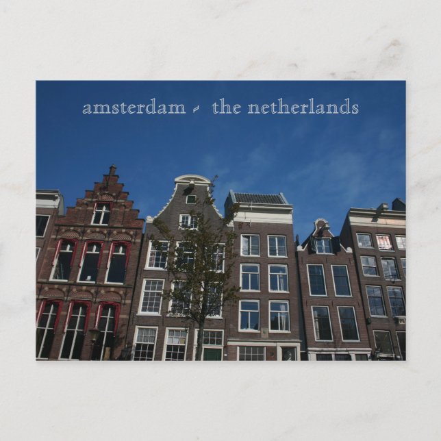 Amsterdam - die Niederlande Postkarte (Vorderseite)