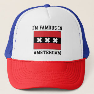 Amsterdam, die Niederlande Truckerkappe