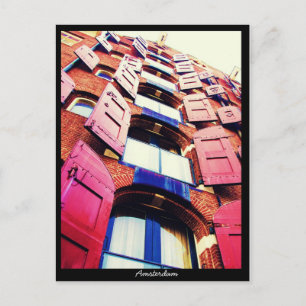 Amsterdam - Dutch Style Window Postkarte