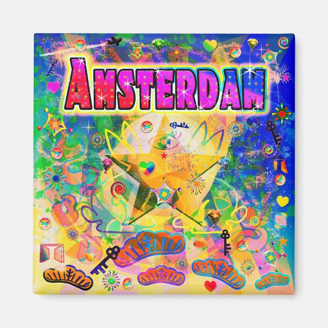 Amsterdam Epoch Hour Magnet (Vorne)