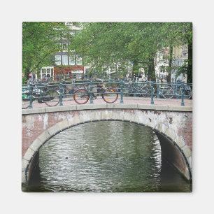 Amsterdam fährt Brücken-Kühlschrankmagnet rad Magnet