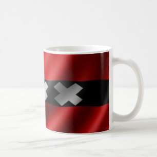 Amsterdam-Flagge Kaffeetasse