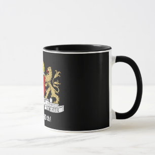 Amsterdam-Flaggen-Tassen-Schwarzes Tasse
