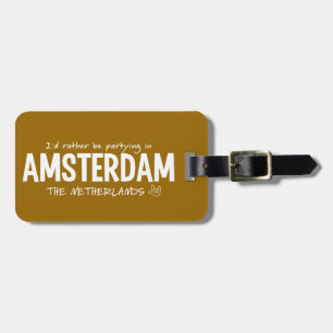 AMSTERDAM-Gepäckanhänger Gepäckanhänger