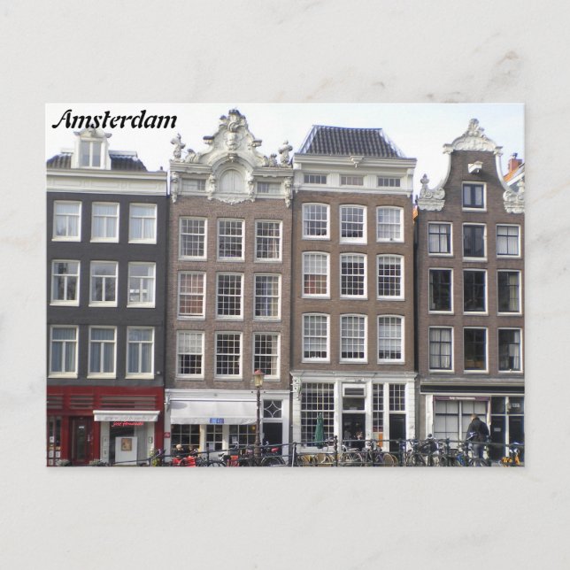 Amsterdam greetingcard postkarte (Vorderseite)