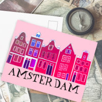 Amsterdam Holland Canal Houses Travel Europe