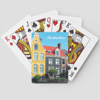 Amsterdam Holland Häuser Reise Souvenir Spielkarten