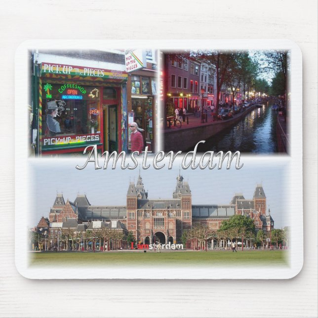 Amsterdam Holland Mousepad (Vorne)