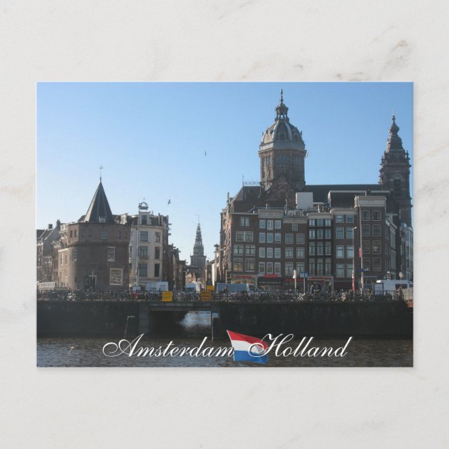 Amsterdam Holland Postcard Postkarte (Vorderseite)