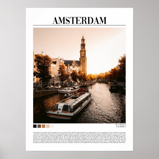 Amsterdam - Holland Poster (Vorne)