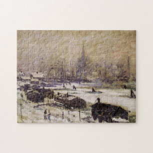 Amsterdam im Schnee Monet Fine Art