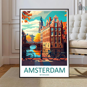 Amsterdam Impression Voyage Art Mural Amsterdam Mu