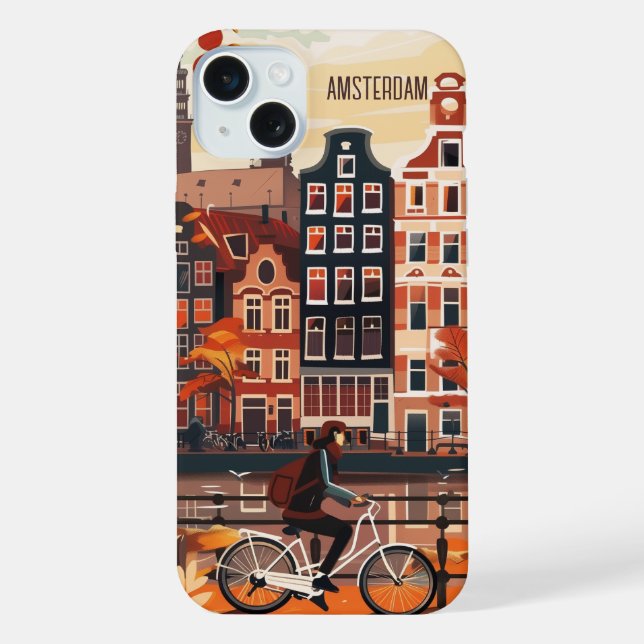 Amsterdam iPhone 15 Plus Hülle (Rückseite)