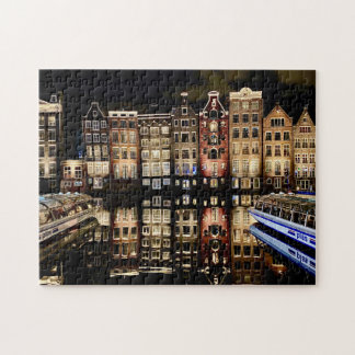 Amsterdam-Kanalhäuser-Jigsaw-Puzzle