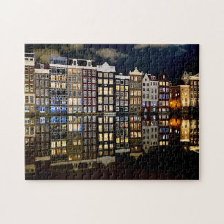 Amsterdam-Kanalhäuser-Jigsaw-Puzzle