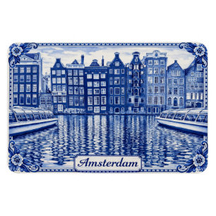 Amsterdam-Kanalschornsteine Magnet