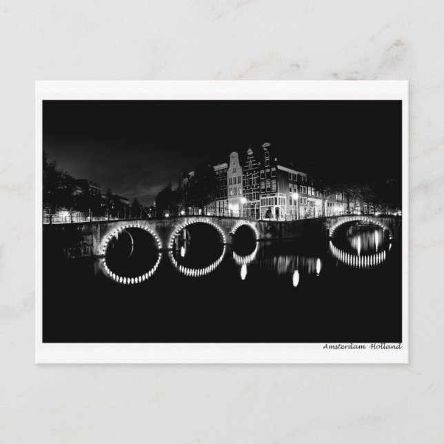 Amsterdam Keizersgracht, Postcard Postkarte (Vorderseite)