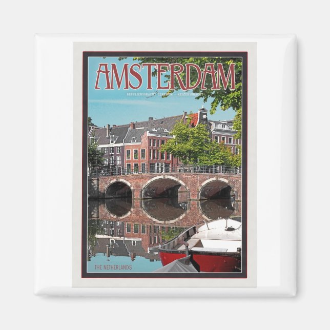 Amsterdam - Keizersgracht-RchtCentrum Magnet (Vorne)
