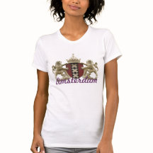 Amsterdam-Kronen-Wappen XXX Unterhemd-Shirt