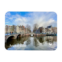 Amsterdam Kühlschrankmagnet von Velvet Escape