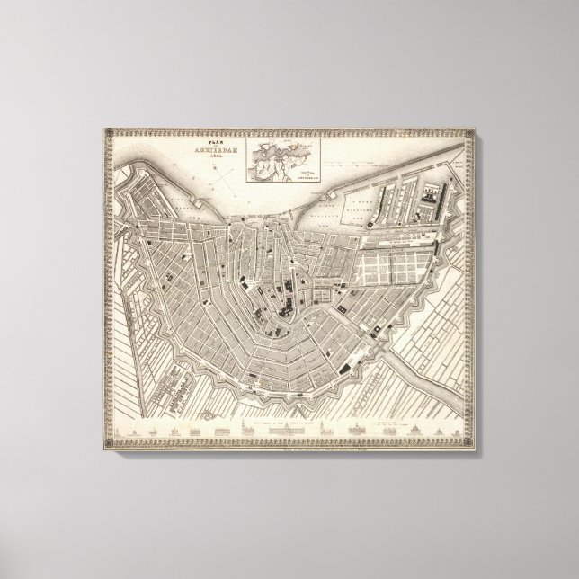 Amsterdam Leinwanddruck (Vorderseite)